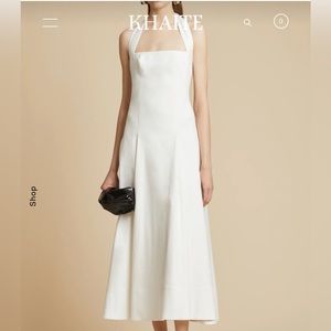 Khaite, THE LALITA DRESS in White